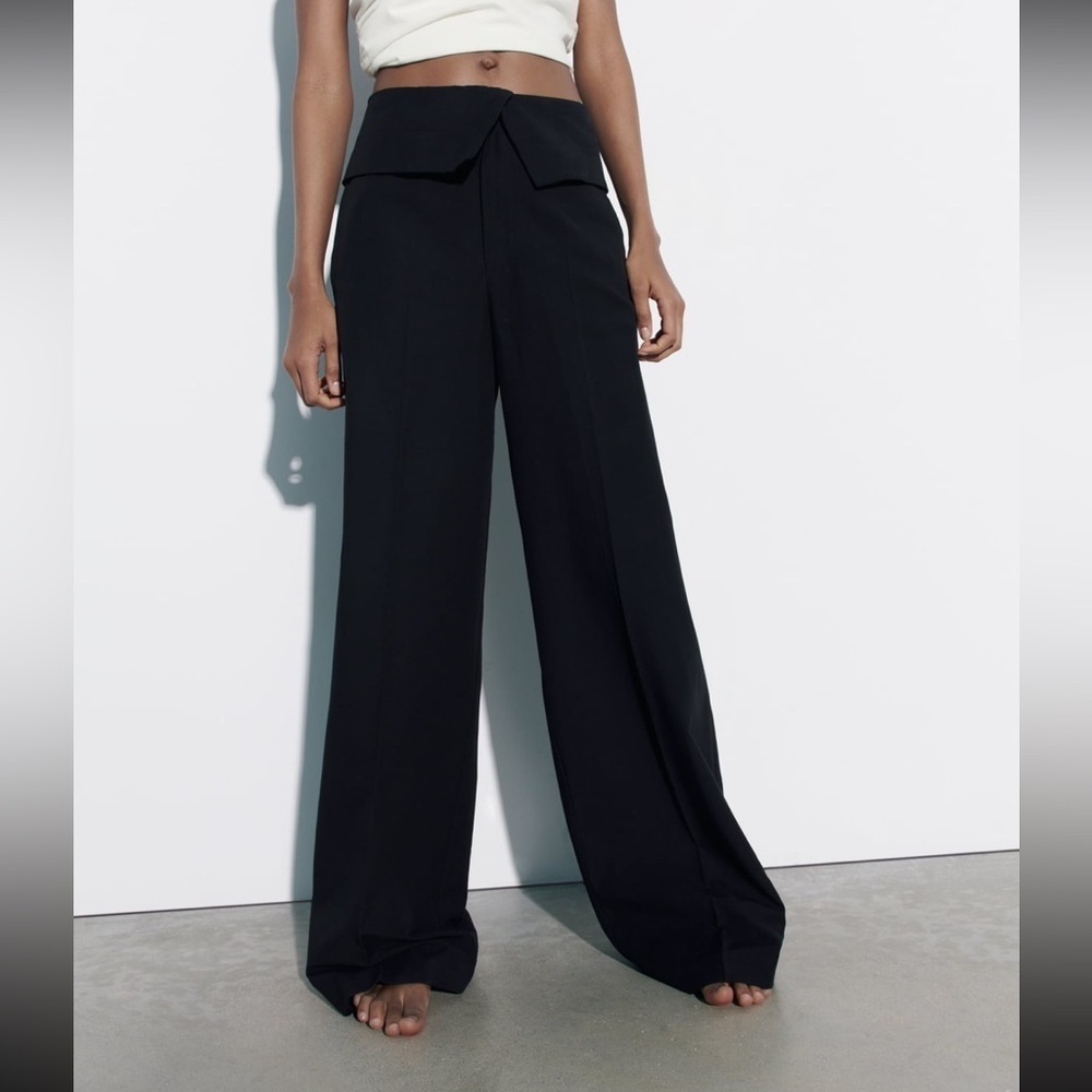 NWT Linen blend full length pants RUNS A SIZE SMALLER
